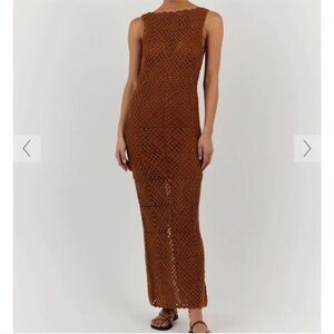 DISSH Clover crochet dress with optional matching slip